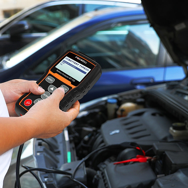 FOXWELL BT705 12V 24V Car Battery Test Analyzer Cranking and Charging System Test - free shipping - PMC TechLife - Order now!