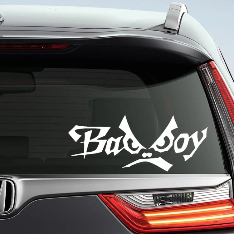 10pcs Bad Man Car Modification Sticker(White) - Decorative Sticker by PMC TechLife | Online Shopping South Africa | PMC TechLife | Buy Now Pay Later Mobicred