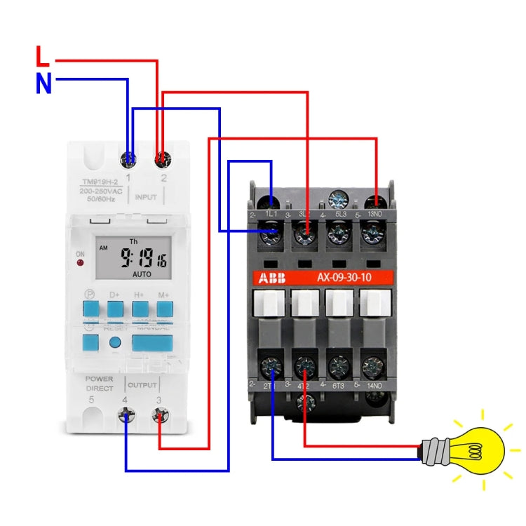 SINOTIMER TM919H-5V 16A DIN Rail 4 Pins Voltage Output Digital Switch Timer Automatic Cycle Timing Controller - Switch by SINOTIMER | Online Shopping South Africa | PMC TechLife | Buy Now Pay Later Mobicred