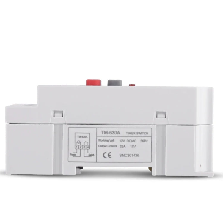 SINOTIMER TM630A-4 12V DC Timer Switch Din Rail Digital Weekly Programmable Time Relay - free shipping - PMC TechLife - Order now!