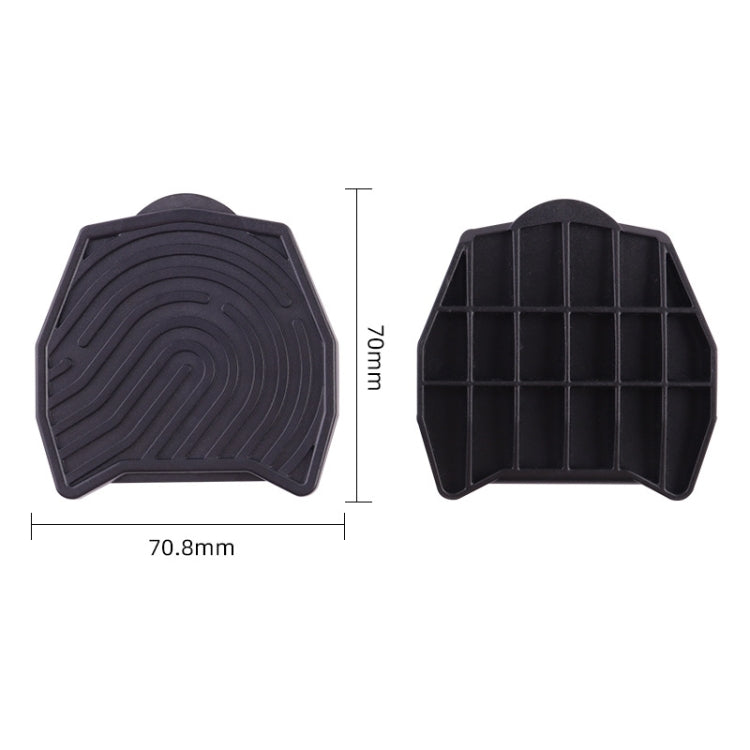 For Peloton Venzo Spinning Bike Locking Pedal To Flat Pedal Conversion Plate(Red) - Pedals by PMC TechLife | Online Shopping South Africa | PMC TechLife | Buy Now Pay Later Mobicred