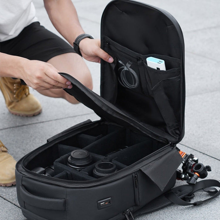 Cwatcun D108 Large Hard Shell Shoulder Camera Bag Waterproof Shockproof Photography Pack - free shipping - PMC TechLife - Order now!