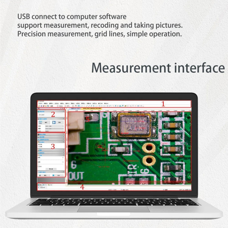 Measuring Electron Microscope Industrial Camera, Specifications: 16 Megapixel Single Interface Not Measurable - Digital Microscope by PMC TechLife | Online Shopping South Africa | PMC TechLife | Buy Now Pay Later Mobicred