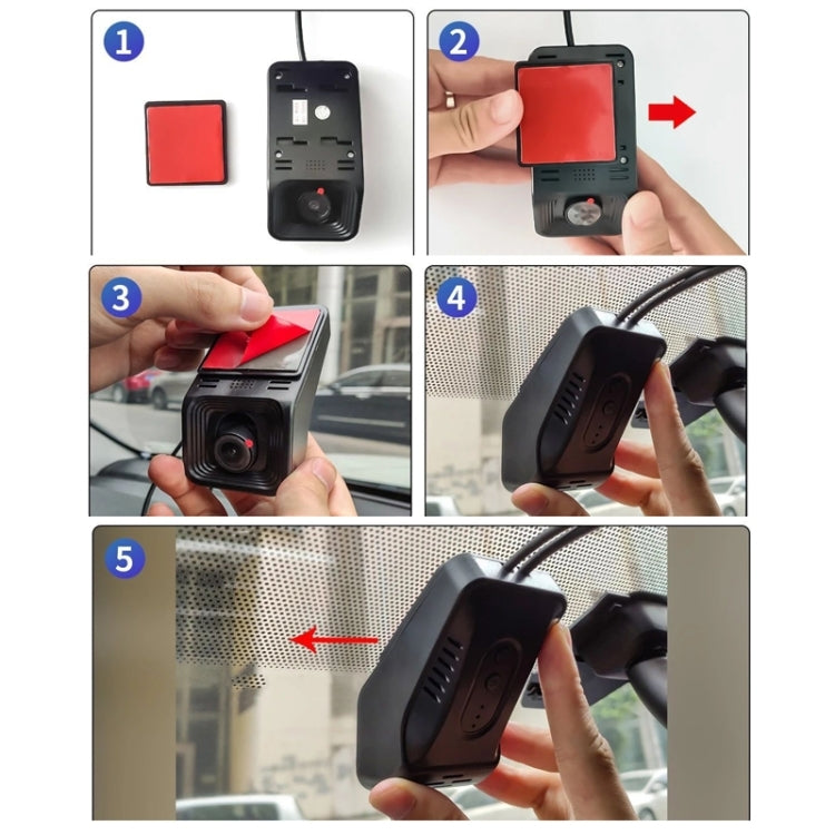 Android ADAS HD Night Vision 1080P USB Driving Recorder, Model: Dual Lens(No Card) - Car DVRs by PMC TechLife | Online Shopping South Africa | PMC TechLife | Buy Now Pay Later Mobicred