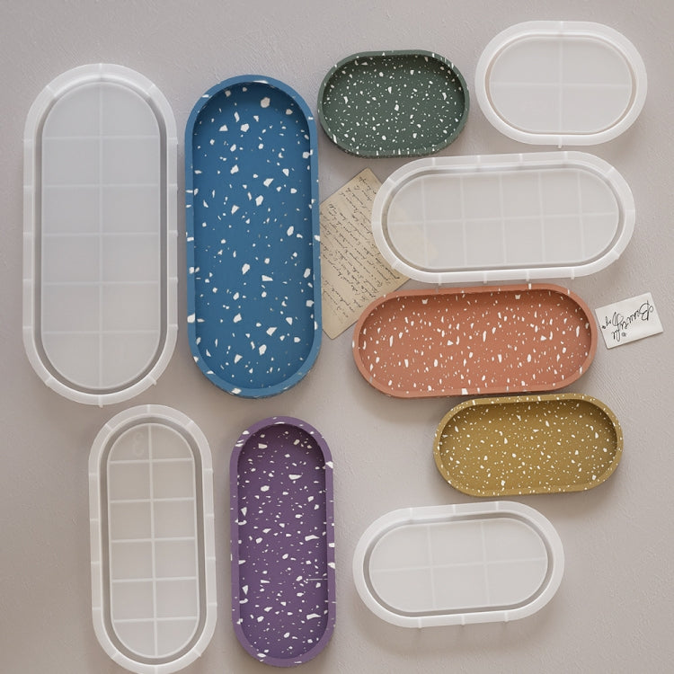 DIY Epoxy Oval Tray Dish Mold Silicone Mold for Flower Pot Base, Spec: 002 - free shipping - PMc TechLife - Order now!