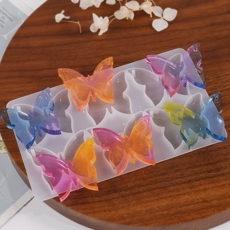 DIY Crystal Glue Heart Butterfly Pendant Keychain Ornament Silicone Mold(Heart) - free shipping - PMc TechLife - Order now!