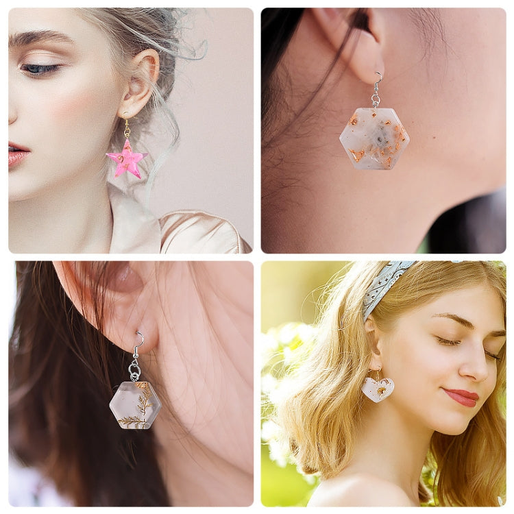 DIY Epoxy Resin Three-Dimensional Geometric Pendant Earring Silicone Mold, Spec: Moon - free shipping - PMc TechLife - Order now!