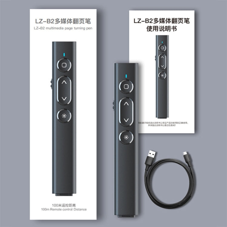 B2 2.4GHz Dual-Mode Conference PPT Wireless Page Turning Pen Multimedia Infrared Laser Pointer(Pink) - by PMC Jewellery | Online Shopping South Africa | PMC Jewellery | Buy Now Pay Later Mobicred