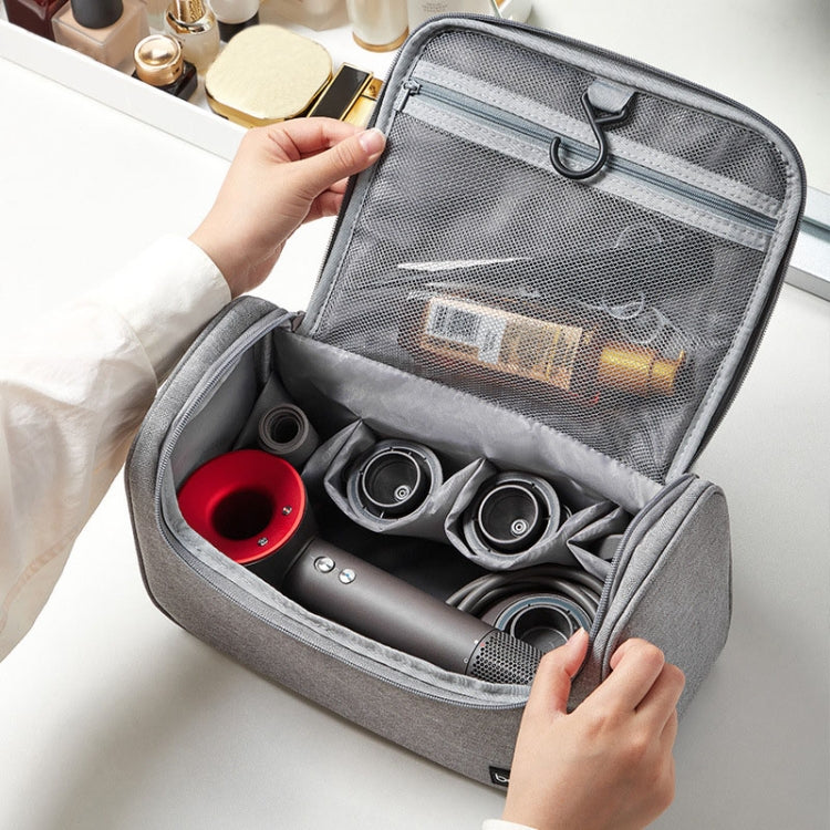 For Dyson Baona BN-DS002 Large Capacity Portable Handheld Hair Dryer Storage Bag with Hook(Black) - For Dyson Accessories by Baona | Online Shopping South Africa | PMC TechLife | Buy Now Pay Later Mobicred