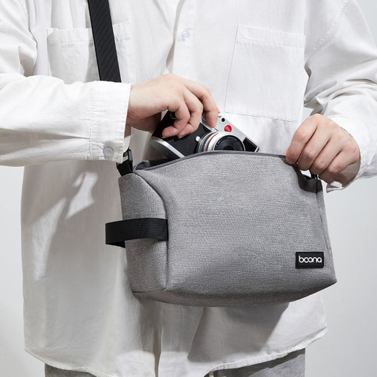 Baona BN-H012 Multifunctional Outdoor Crossbody Digital Camera Bag Lens Protection Bag(Grey) - free shipping - PMC TechLife - Order now!