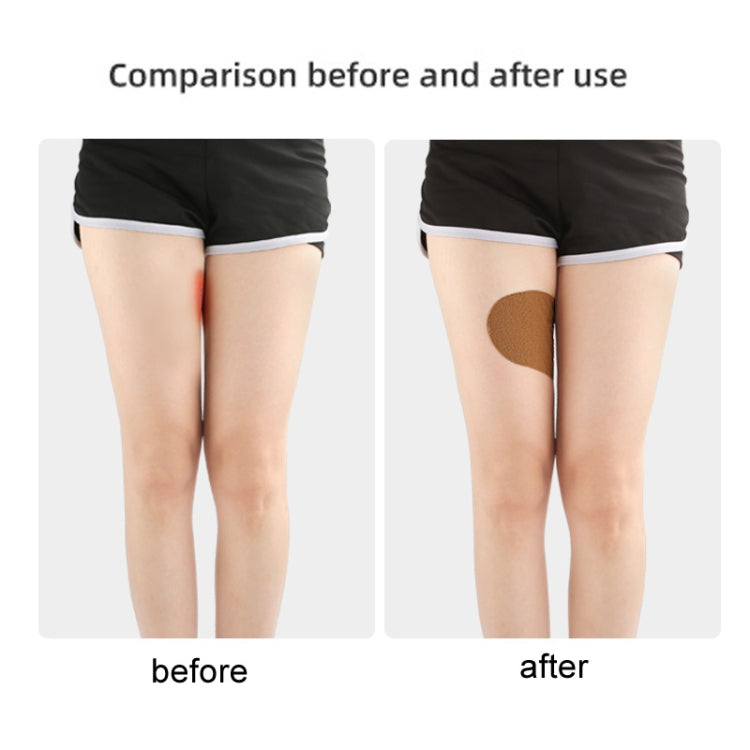 10pcs /Pack Invisible Thigh Stickers Sweat-proof and Friction-proof Thigh Pressure Relief Patches, Color: Earthy Yellow Stretch Fabric - free shipping - PMC TechLife - Order now!