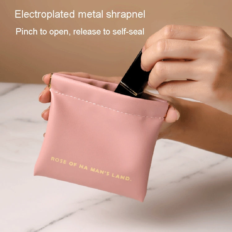 2pcs /Set PU Data Cable Earphone Storage Bag Mini Portable Lipstick Pouch Coin Purse, Size: Large+Small(Black) - Other Case by PMC Jewellery | Online Shopping South Africa | PMC Jewellery | Buy Now Pay Later Mobicred