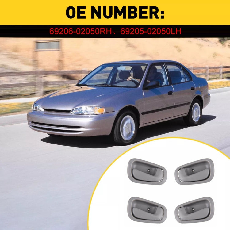 For Toyota Corolla Door Inner Handle Modification Accessories, Specifications: RH+LH x 2 - Door Handles by PMC Jewellery | Online Shopping South Africa | PMC Jewellery | Buy Now Pay Later Mobicred