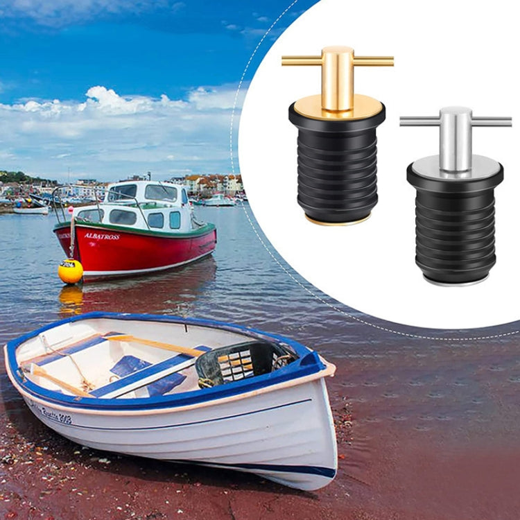 Marine Motorboat Deck Cross Drain Plug Screw, Size: Stainless Steel For 25mm - Marine Accessories & Parts by PMC Jewellery | Online Shopping South Africa | PMC Jewellery | Buy Now Pay Later Mobicred