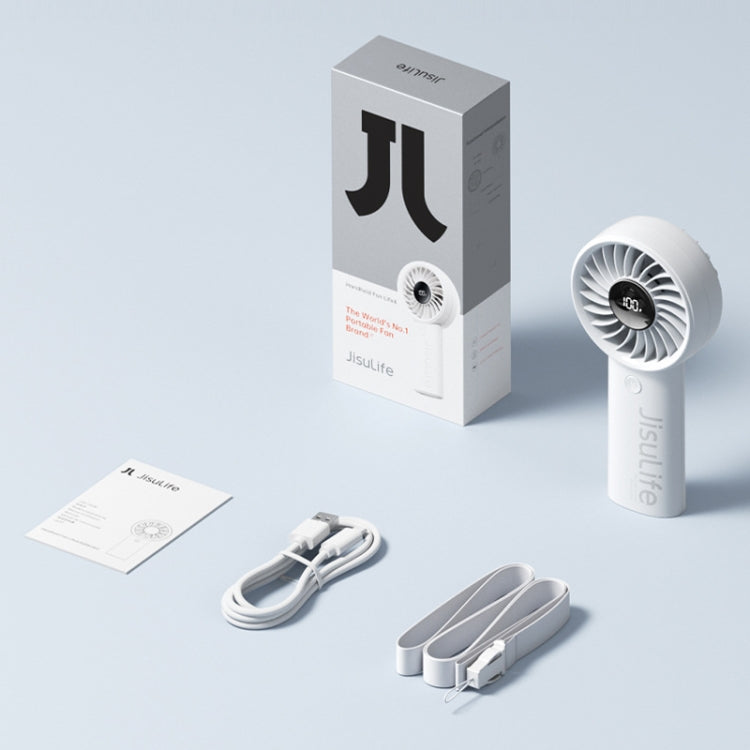 JisuLife Life4 Handheld Portable Small Rechargeable Fan, Battery Capacity: 3600mAh Gray - free shipping - PMC Jewellery - Order now!