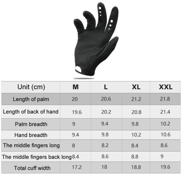 WEST BIKING Cycling Anti-slip Breathable Touch Screen Gloves, Size: XXL(Black) - free shipping - PMC TechLife - Order now!