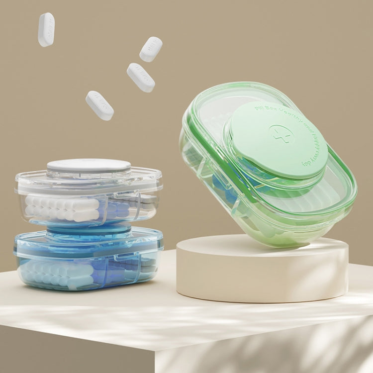 Portable Compartment Sealed Medicine Organizer Large Capacity Pill Dispenser(Green) - free shipping - PMC TechLife - Order now!