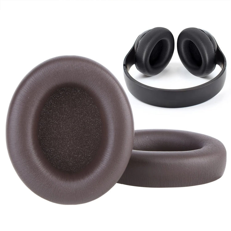 1pair For Beats Studio Pro Headphone Leather Sponge Cover Earmuffs(Gray) - free shipping - PMC Jewellery - Order now!
