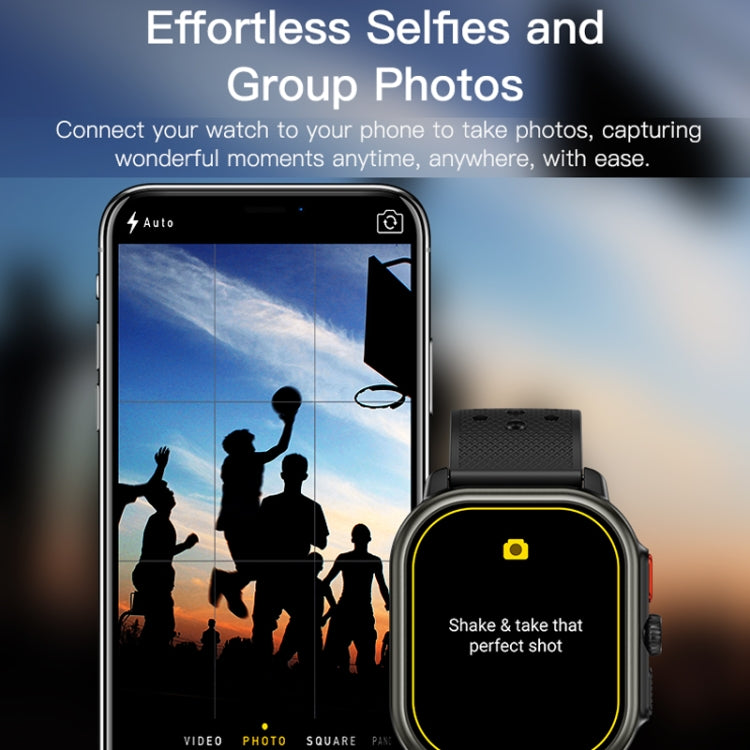 Sports Smart Watch 2.06 Inch Ultra HD AMOLED Screen Bluetooth Talking Watch(Black) - Smart Watches by PMC TechLife | Online Shopping South Africa | PMC TechLife | Buy Now Pay Later Mobicred