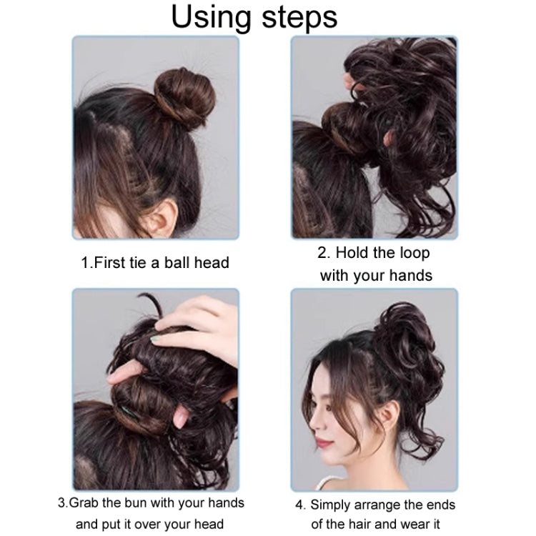 Lazy Long Beard Ball-Head Chicken Nest Wig Photography Coiffure Ribbed Hair bundle(Brown Black) - free shipping - PMC TechLife - Order now!