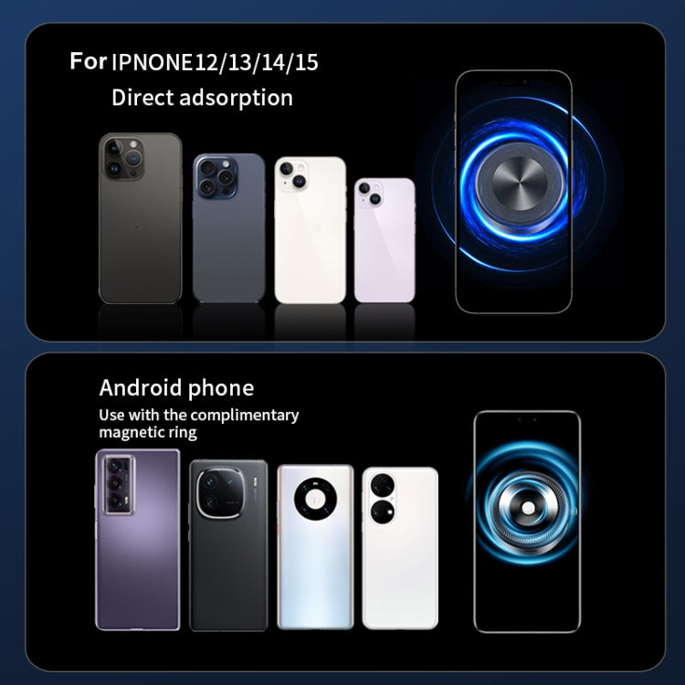 AIMITE M8 Car Phone Holder Vacuum Suction Cup Strong Magnetic Support Bracket(Black) - free shipping - PMC Jewellery - Order now!