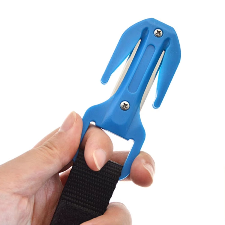 Underwater Portable Diving Rescue Rope Cutter(Blue) - Emergency Tools by PMC TechLife | Online Shopping South Africa | PMC TechLife | Buy Now Pay Later Mobicred