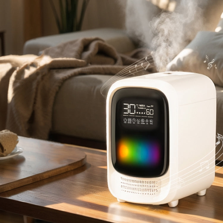 FS101 3.5L Colorful Light Home Bluetooth Music Aromatherapy Humidifier, Spec: US Plug(Whtie) - free shipping - PMC TechLife - Order now!
