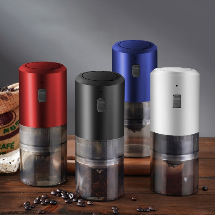 USB Rechargeable Adjustable Coarse and Fine Household Portable Electric Coffee Bean Grinder(Blue) - free shipping - PMC TechLife - Order now!