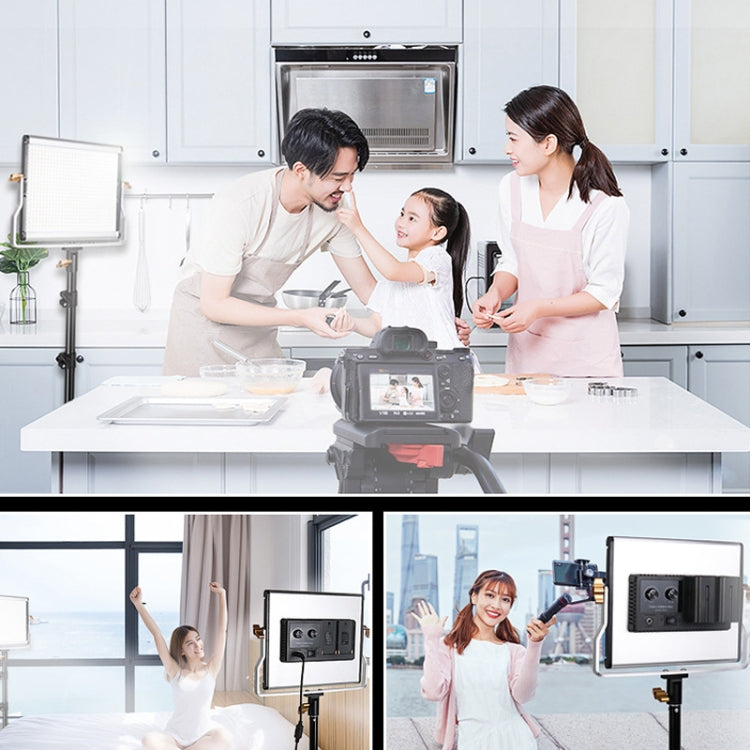 Photography Live LED Fill Light Film And Television Shooting Portrait Soft Video Lighting, Spec: W480 Lamp+US Plug Adapter - free shipping - PMC TechLife - Order now!