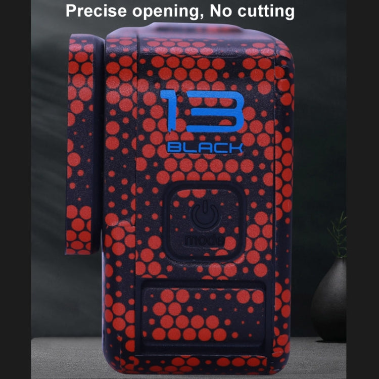 For GOPro HERO13 Black Camera Stickers Body Protective Film, Style: 14 Snake Scale White - free shipping - PMC TechLife - Order now!