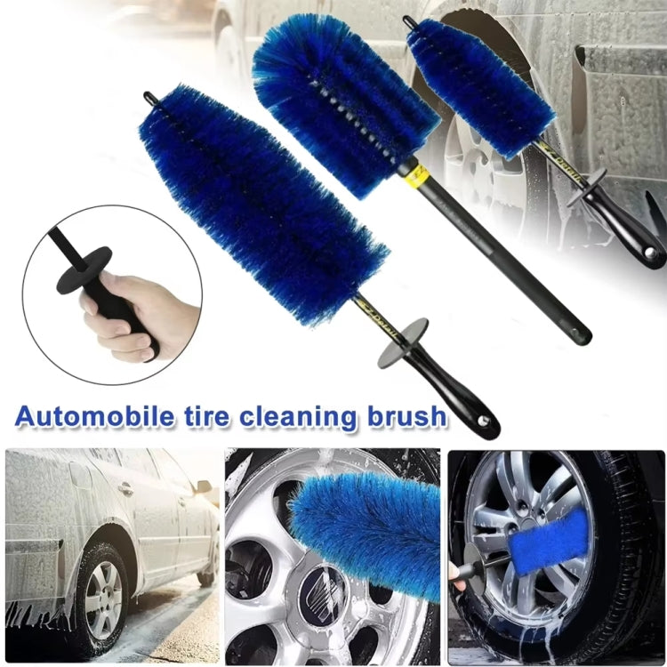 3pcs /Set Car Wash Engine Compartment Cleaning Detail Brush(Blue) - Car washing supplies by PMC TechLife | Online Shopping South Africa | PMC TechLife | Buy Now Pay Later Mobicred
