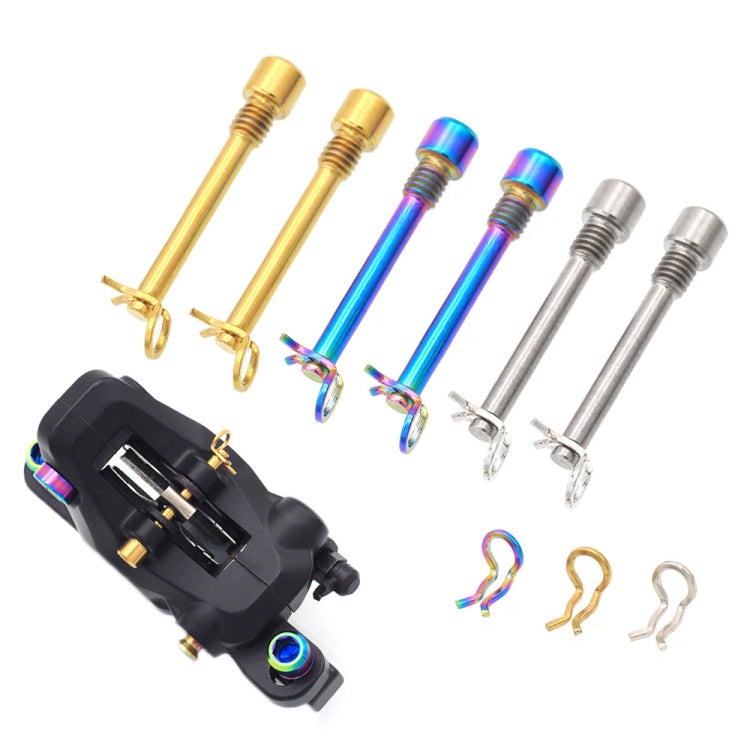 Mountain Road Bicycle Titanium Alloy Clip Pad Latch With Retaining Spring, Color: Pin + Circlip Colorful - Bicycle Brake Parts by PMc TechLife | Online Shopping South Africa | PMc TechLife | Buy Now Pay Later Mobicred