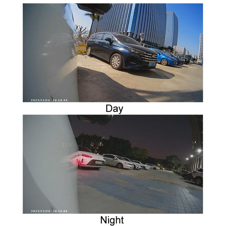 Punch-Free Car Imaging Side View Blind Spot Car Universal Night Vision Camera, Specifications: CVBS White - free shipping - PMC TechLife - Order now!
