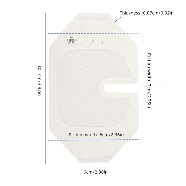 10pcs /Pack Transparent Dressing Waterproof Adhesive Clear Bandages 6x7cm - free shipping - PMC TechLife - Order now!