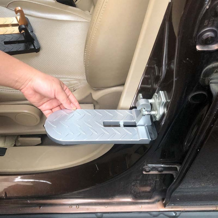 Car Extension Assisted Boarding Hooks Footrests(Silver) - Foot Pedal by PMC TechLife | Online Shopping South Africa | PMC TechLife | Buy Now Pay Later Mobicred