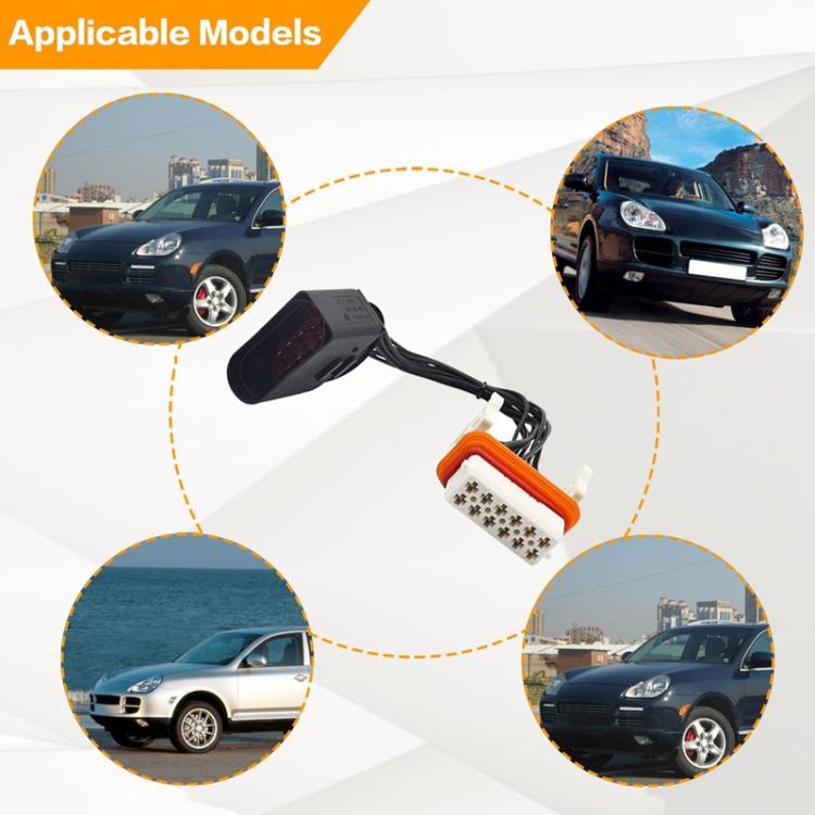 For Porsche Cayenne 2003-2006 Car Headlight Wiring Harness Plug, OE: 95563123911 - free shipping - PMC TechLife - Order now!