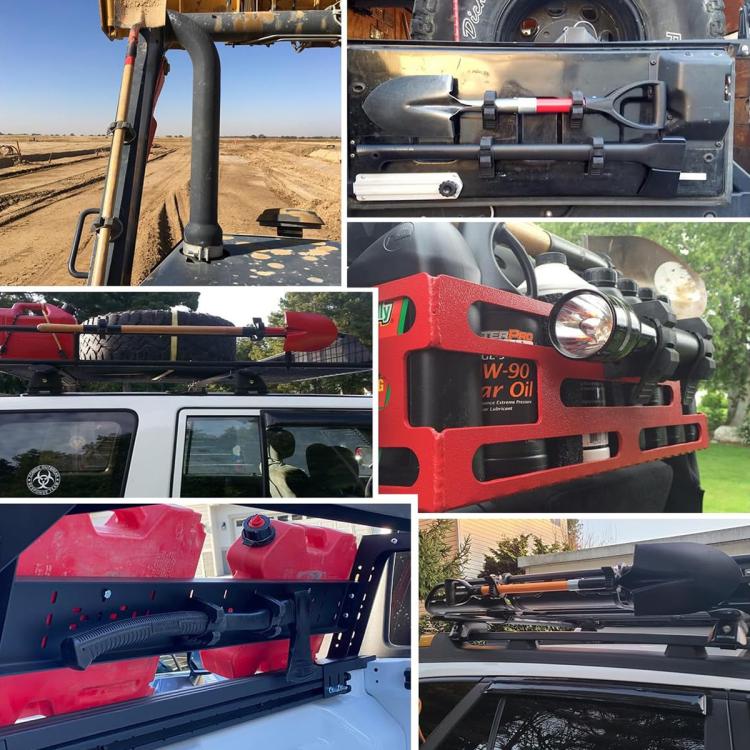 4pcs Quick Installation Clamp Rubber Fixing Buckle For 3-4cm Pipe - Marine Accessories & Parts by PMC TechLife | Online Shopping South Africa | PMC TechLife | Buy Now Pay Later Mobicred