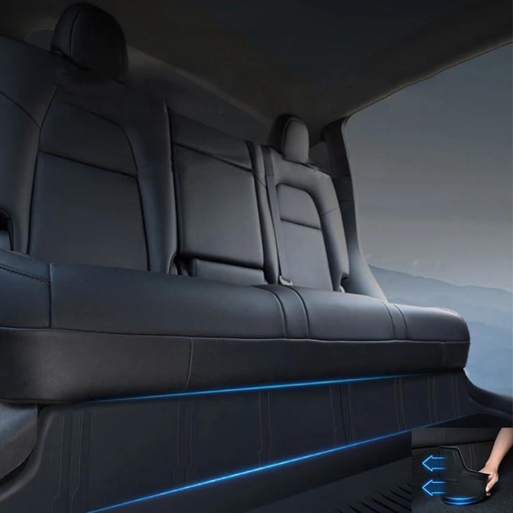 For Tesla Model Y Rear Seat One-Piece Full-Cover Anti-Kick Pads Guard Pad Decoration(4pcs /Set) - Seat Accessories by PMC TechLife | Online Shopping South Africa | PMC TechLife | Buy Now Pay Later Mobicred