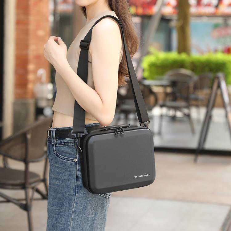For Insta360 X4 BKANO INX4-002 Shoulder Handheld Storage Bag Crossbody Bag(Black) - free shipping - PMC TechLife - Order now!