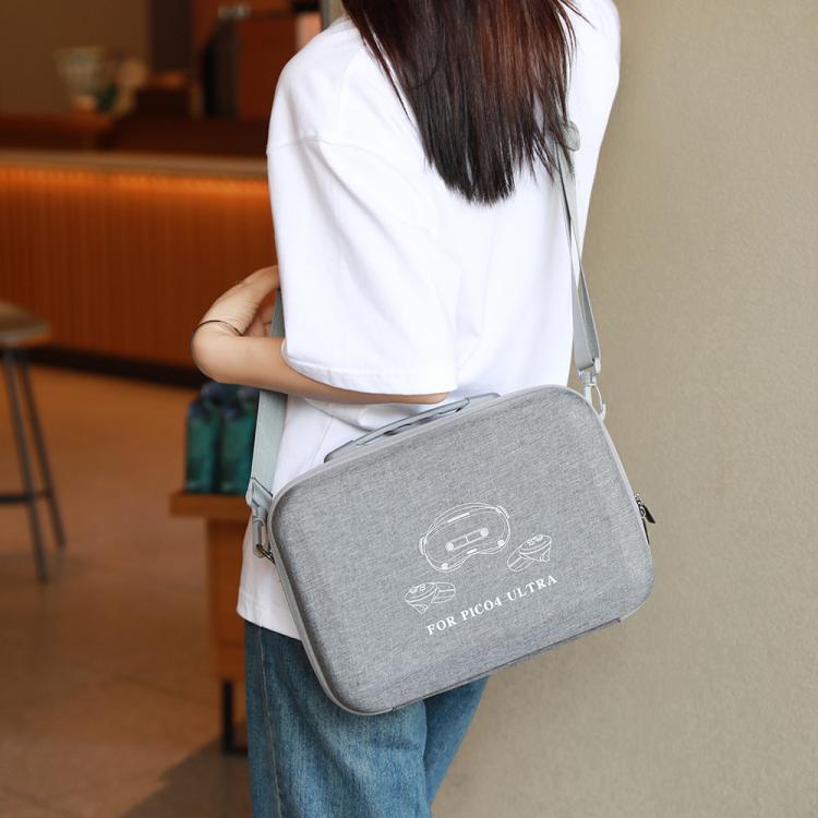 For PICO 4 Ultra BKANO P4U-001 VR Glasses Organizer Handheld Shoulder Bag(Gray) - free shipping - PMC TechLife - Order now!