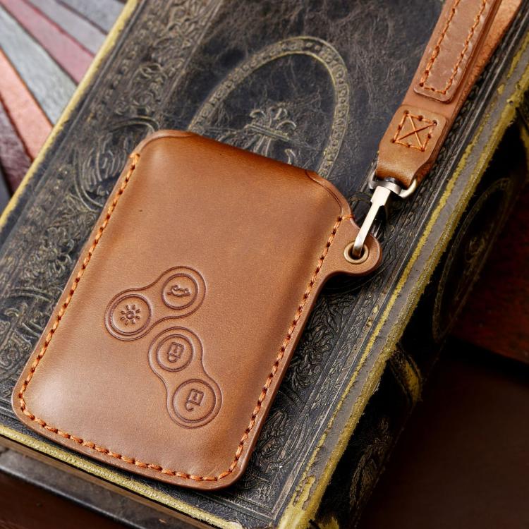 Hallmo For Renault Car Key Protective Cover Key Storage Bag, Color: C185 Brown - free shipping - PMc TechLife - Order now!