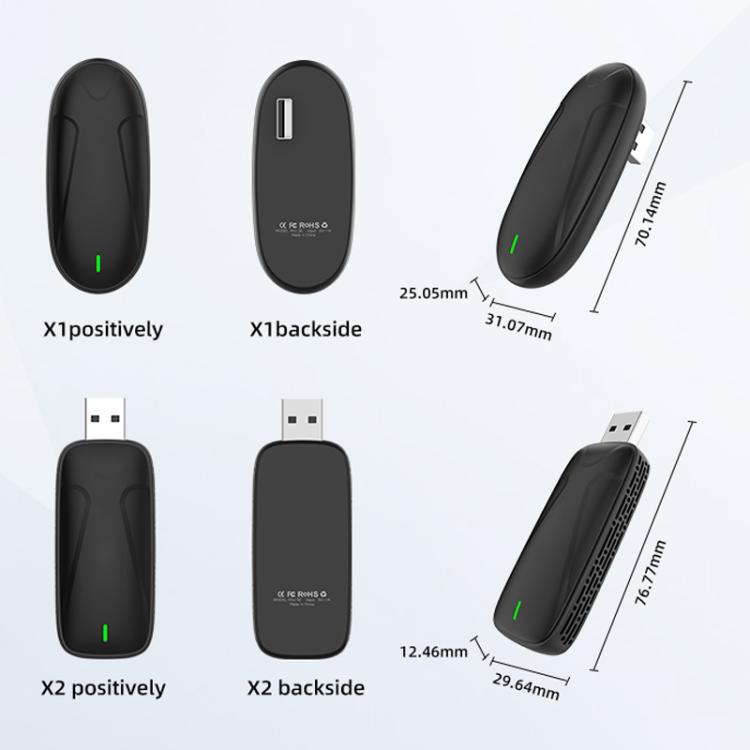 Original Carplay Wired To Wireless Box Adapter Car Connect Android Box, Model: MINI SE X1AIR Black - Car MP3 & MP4 & MP5 by PMc TechLife | Online Shopping South Africa | PMc TechLife | Buy Now Pay Later Mobicred