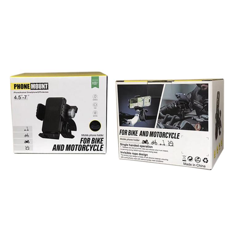 Bicycle Motorcycle Shock Absorption Mobile Phone Holder Gravity Navigation Mount(Black) - Holders by PMc TechLife | Online Shopping South Africa | PMc TechLife | Buy Now Pay Later Mobicred