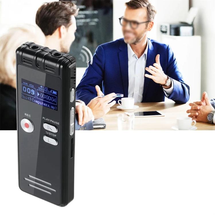 SK6 0.8-inch LED Screen Interview Recorder USB Rechargeable MP3 Player Without Memory - Recording Pen by PMC TechLife | Online Shopping South Africa | PMC TechLife | Buy Now Pay Later Mobicred