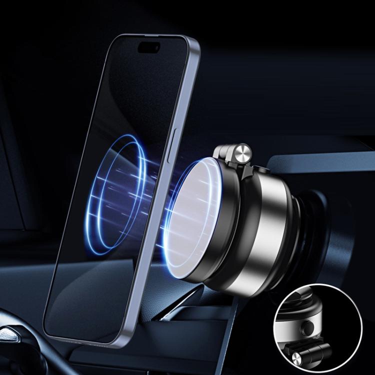 Car Navigation Eectric Vacuum Magnetic Suction Cup Multifunctional Bracket(Black) - Universal Car Holders by PMc TechLife | Online Shopping South Africa | PMc TechLife | Buy Now Pay Later Mobicred