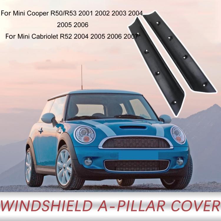 1pair For BMW Mini COOPER Front Windshield Trim Modification Accessories(������) - Decorative Strip by PMc TechLife | Online Shopping South Africa | PMc TechLife | Buy Now Pay Later Mobicred