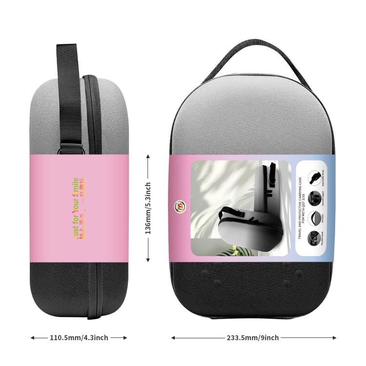 For Meta Quest 3S / 3 VR Headset JYS Storage Bag Handbag(Black) - free shipping - PMC TechLife - Order now!