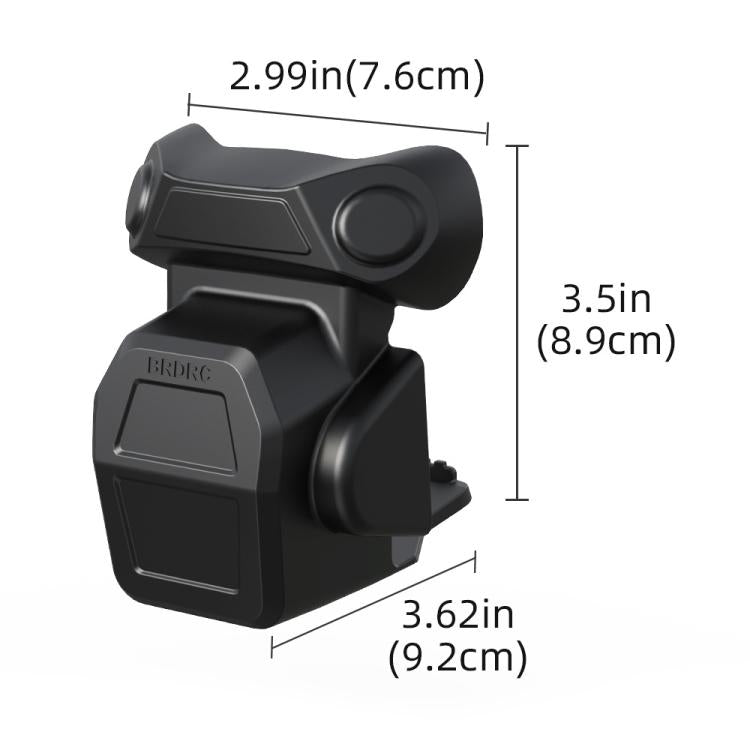For DJI Air 3S BRDRC Lens Protective Cover Dustproof Anti-Knock Fixed Clip Gimbal Protector(Frosted Black) - free shipping - PMC TechLife - Order now!