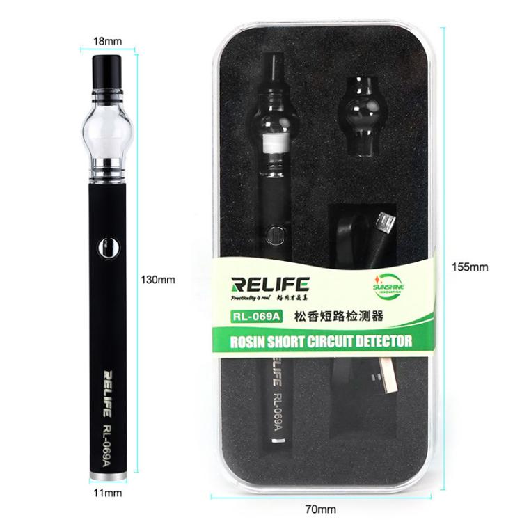 RELIFE Cell Phone Repair Rosin Fogging Pen Motherboard Short Circuit Detection No Soldering Iron Flux Fogging(Black) - free shipping - PMC TechLife - Order now!