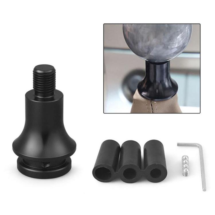 For M12 x 1.25 Car Modified Gear-Head Thread Converter Gear Lever Adapter(Black) - free shipping - PMc TechLife - Order now!